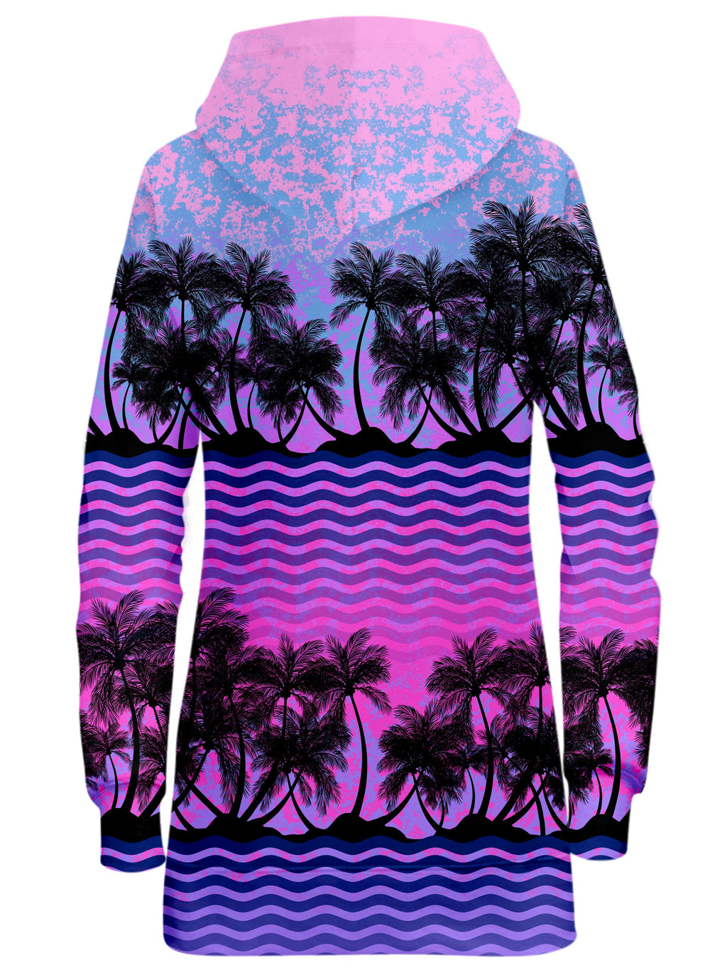 Paradise Palm Trees Hoodie Dress Sartoris Art Epic Hoodie