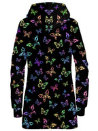 Psychedelic Butterflies Hoodie Dress Sartoris Art Epic Hoodie