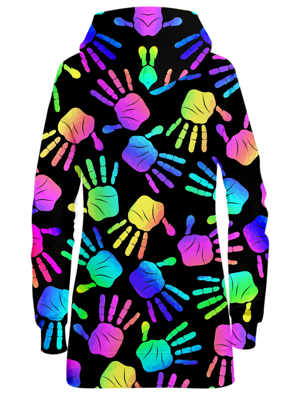 Rave Hands Hoodie Dress Sartoris Art Epic Hoodie