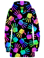 Rave Hands Hoodie Dress Sartoris Art Epic Hoodie