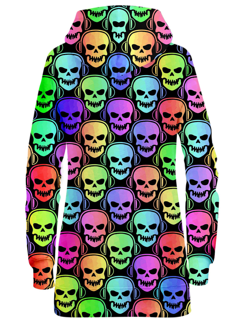 Skull Deejays Hoodie Dress