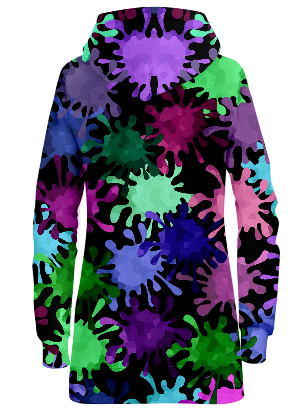 Tripadelic Splatter Hoodie Dress Sartoris Art Epic Hoodie