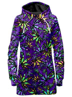 Cannabis Cascade Hoodie Dress Sartoris Art Epic Hoodie