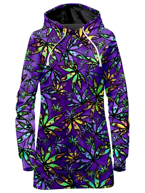 Cannabis Cascade Hoodie Dress Sartoris Art Epic Hoodie