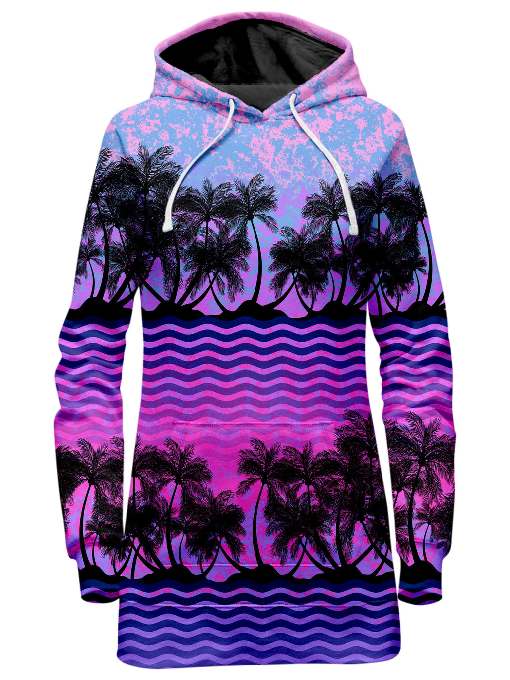 Paradise Palm Trees Hoodie Dress Sartoris Art Epic Hoodie