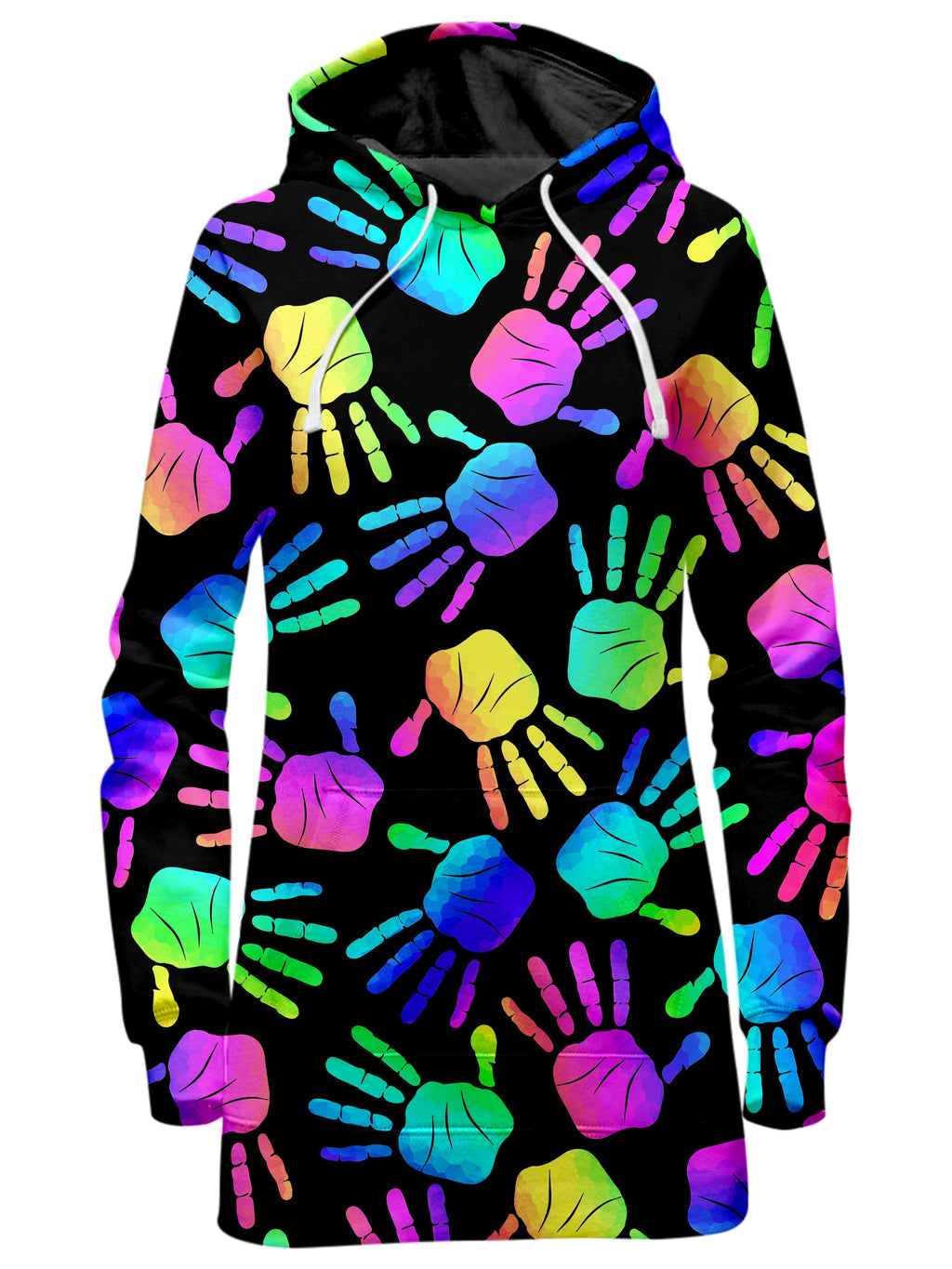 Rave Hands Hoodie Dress Sartoris Art Epic Hoodie