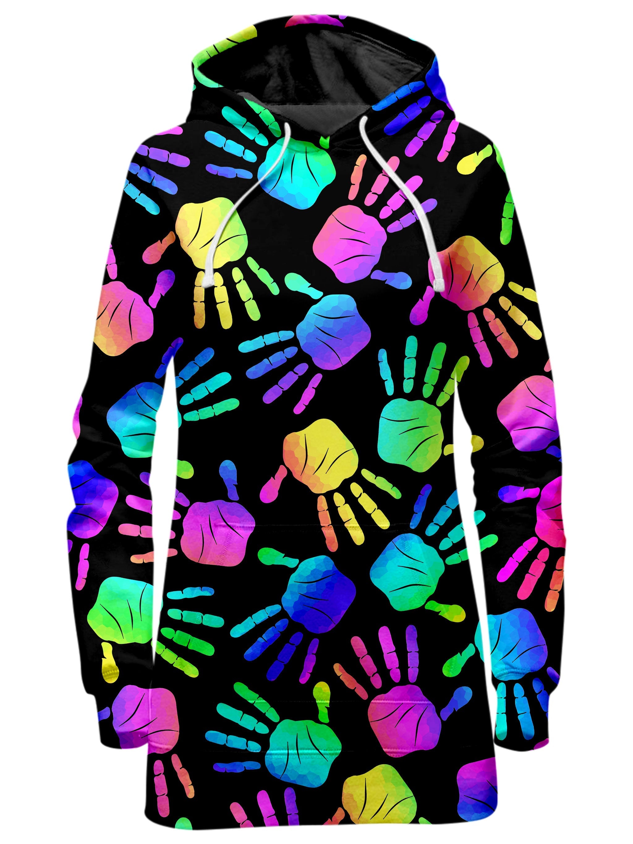 Rave Hands Hoodie Dress