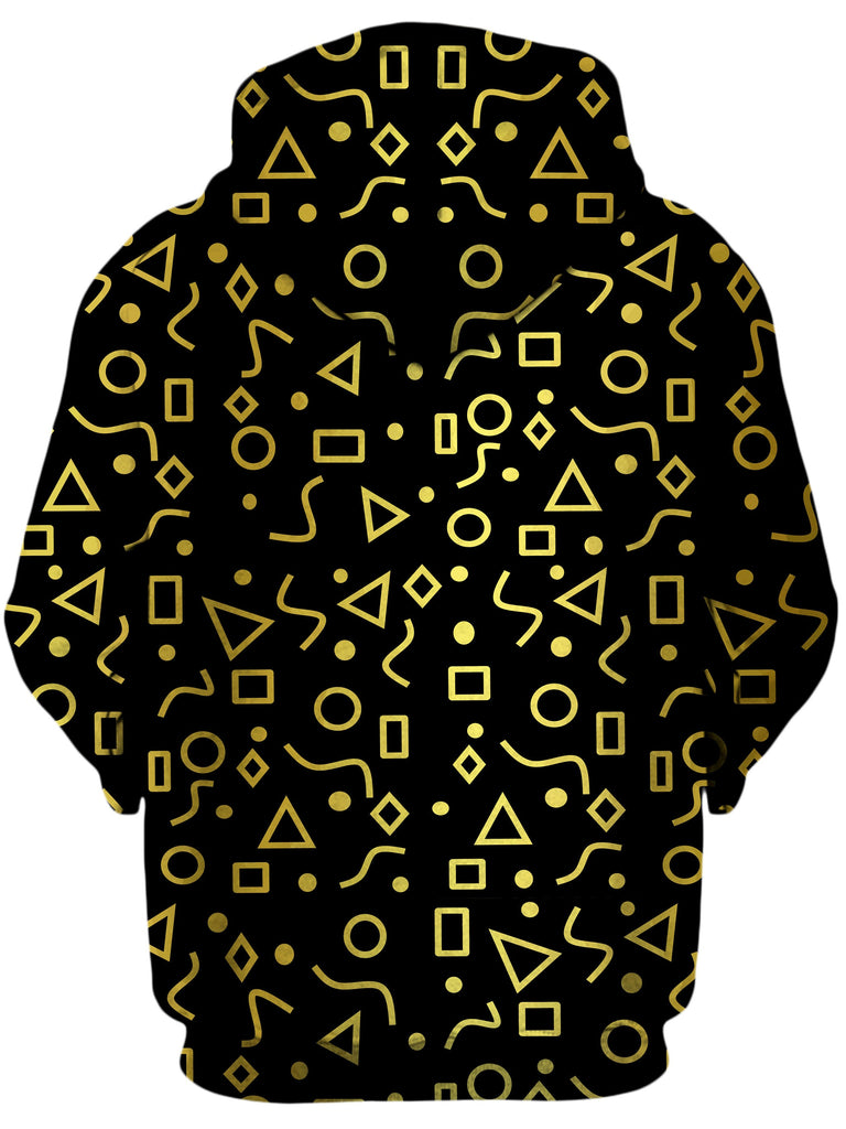 Mod Gold Shapes Unisex Hoodie