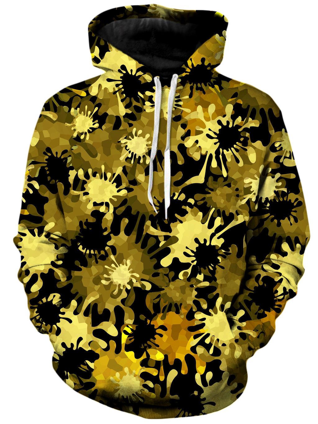 Gold Splatter Unisex Hoodie Sartoris Art Epic Hoodie