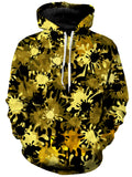 Gold Splatter Unisex Hoodie Sartoris Art Epic Hoodie