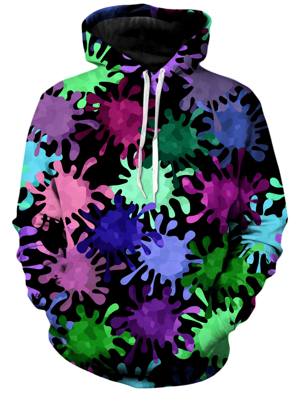 Tripadelic Splatter Unisex Hoodie Sartoris Art Epic Hoodie