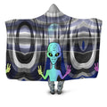 Alien Arrival Hooded Blanket Sartoris Art Epic Hoodie