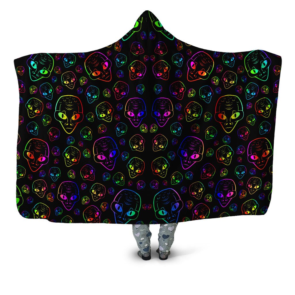 Alien Invasion Hooded Blanket