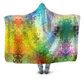 Color Jumble Hooded Blanket Sartoris Art Epic Hoodie
