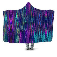 Cosmic Vibrations Hooded Blanket