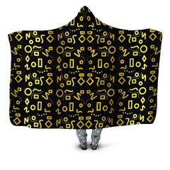 Gold Mod Glam Hooded Blanket