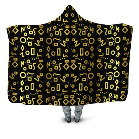 Sartoris Art - Gold Mod Glam Hooded Blanket