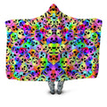 Happy Skulls Hooded Blanket