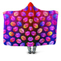 Love Lips Hooded Blanket Sartoris Art Epic Hoodie