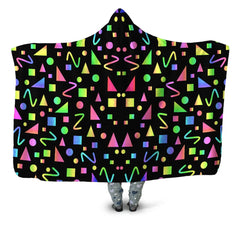 Party Geometric Hooded Blanket