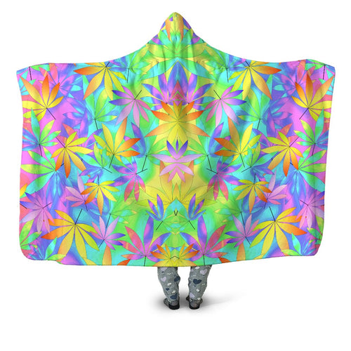 Take a Little Trip with Weed Hooded Blanket Sartoris Art Epic Hoodie