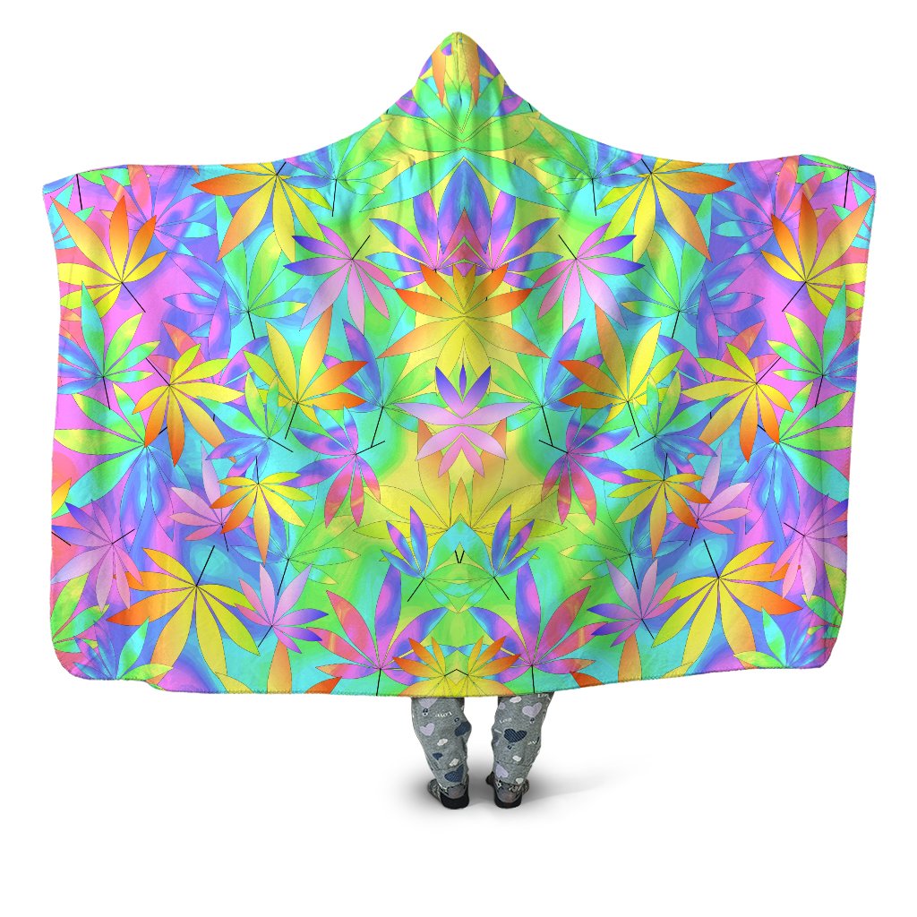 Sartoris Art - Take a Little Trip with Weed Hooded Blanket