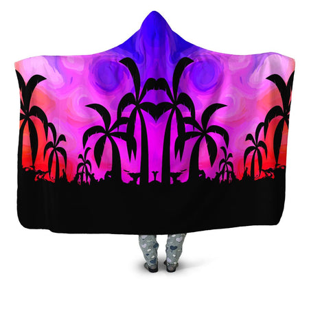 Sartoris Art - Tropical Twilight Hooded Blanket
