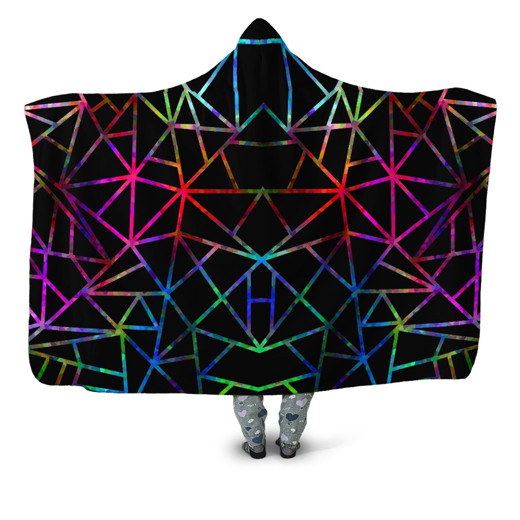 Sartoris Art - Webbed Geometric Hooded Blanket