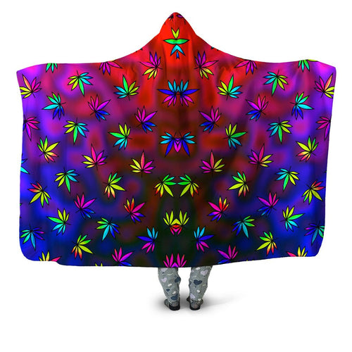 Weed Toss Hooded Blanket Sartoris Art Epic Hoodie