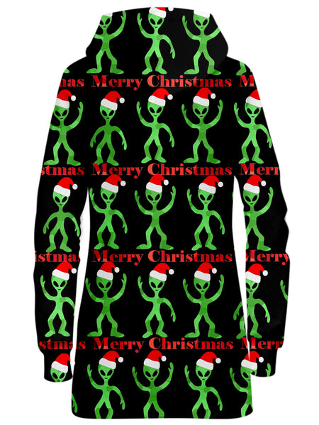 Sartoris Art - Alien Christmas Hoodie Dress