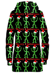 Alien Christmas Hoodie Dress