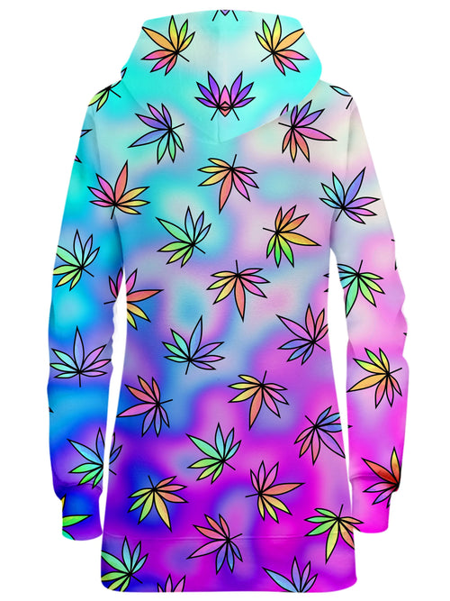 Cascading Marijuana Hoodie Dress Sartoris Art Epic Hoodie