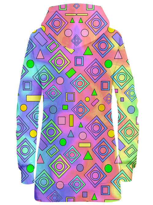 Free Spirit Geometric Hoodie Dress Sartoris Art Epic Hoodie