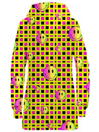 Happy Plaid Hoodie Dress Sartoris Art Epic Hoodie
