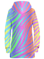Jungle Print Hoodie Dress Sartoris Art Epic Hoodie