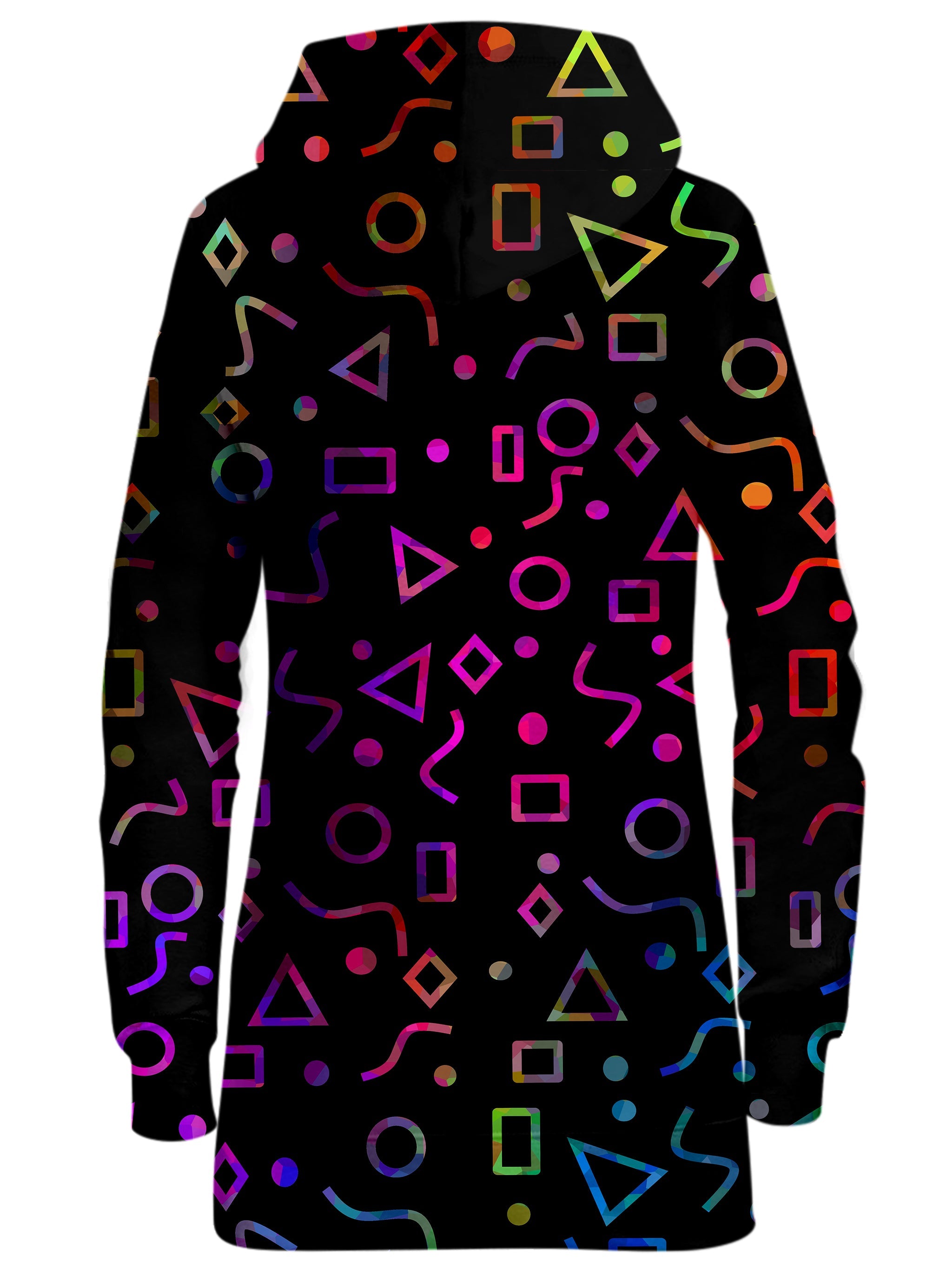 Modern Shapes Hoodie Dress