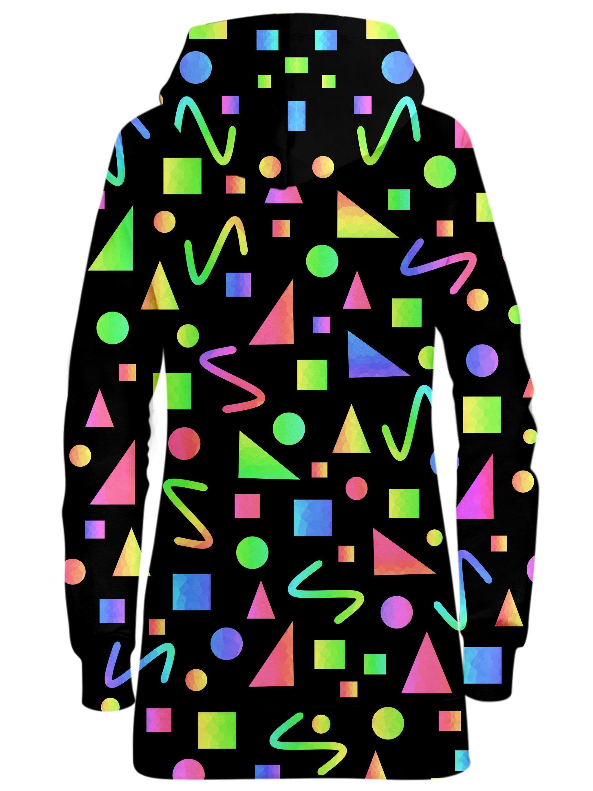 Party Geometric Hoodie Dress