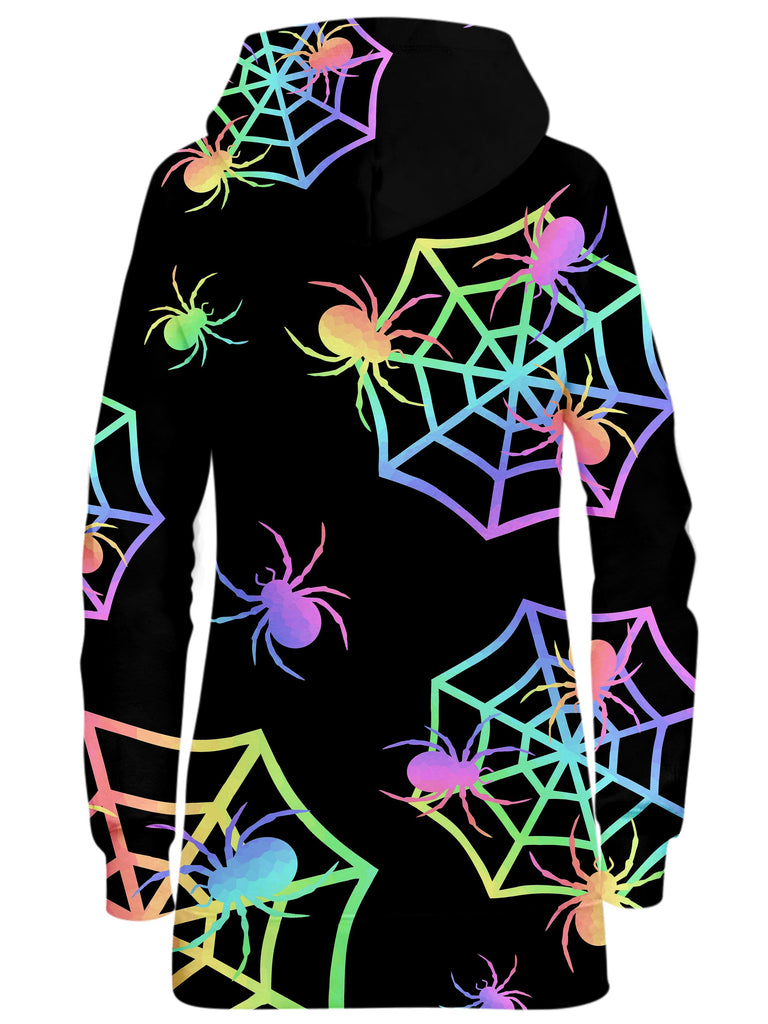 Pastel Spider Webs Hoodie Dress
