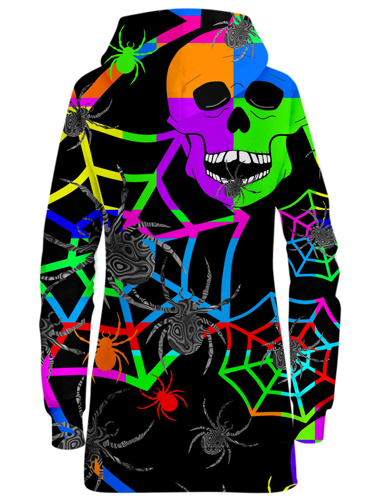 Skull Color Blast Hoodie Dress
