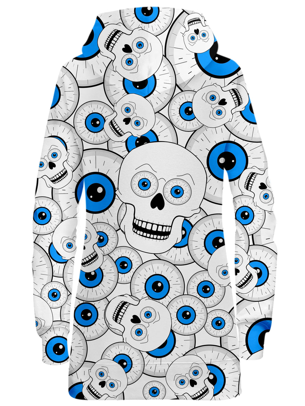 Skull Eye Balls Hoodie Dress Sartoris Art Epic Hoodie