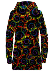 Swirl Abstract Hoodie Dress