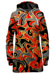 Abstract Journey Hoodie Dress