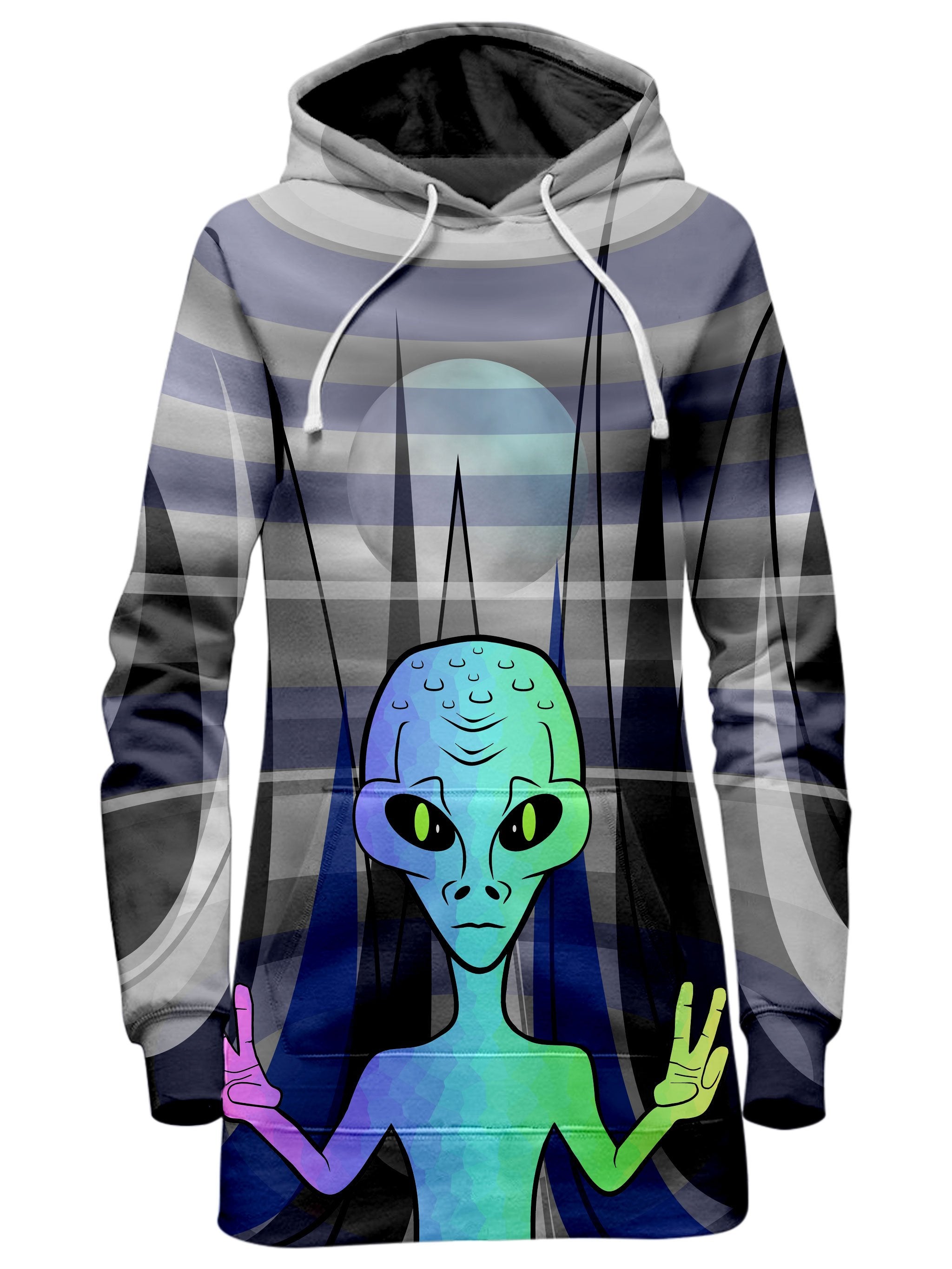 Alien Arrival Hoodie Dress