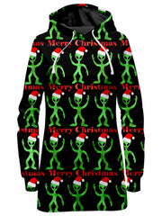 Alien Christmas Hoodie Dress