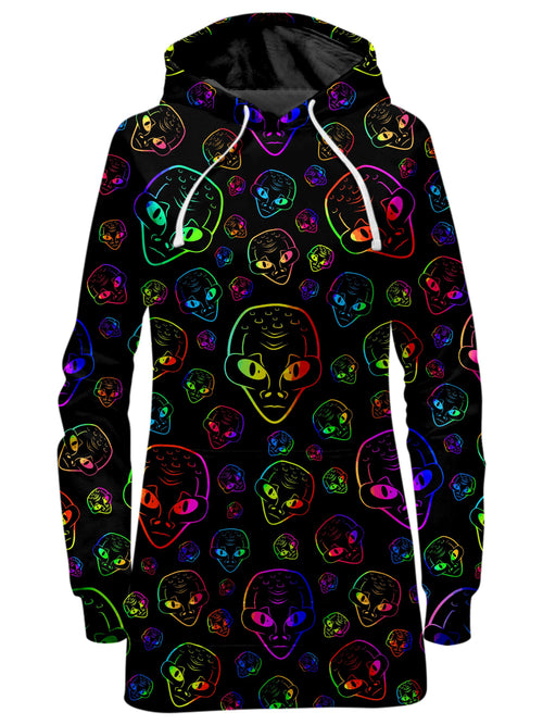 Alien Invasion Hoodie Dress Sartoris Art Epic Hoodie