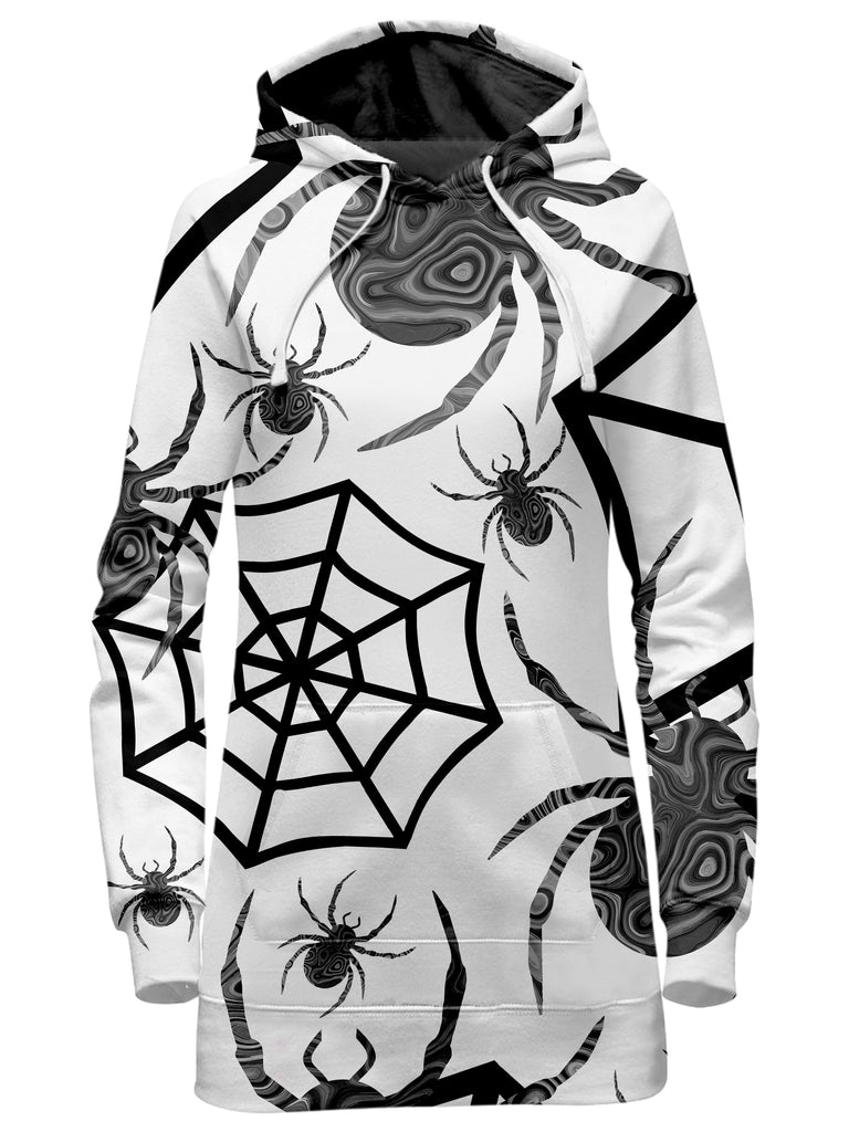 Sartoris Art - Black & White Halloween Hoodie Dress