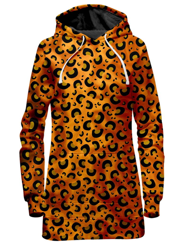 Sartoris Art - Cheetah Print Hoodie Dress