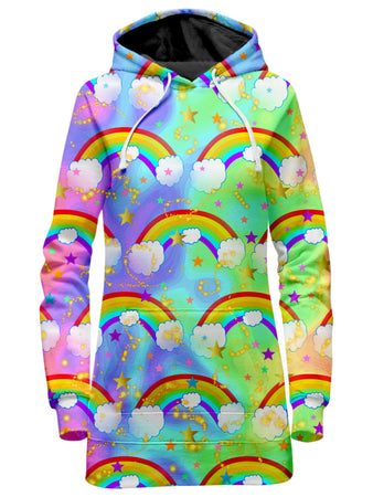 Sartoris Art - Dreaming of Rainbows Hoodie Dress