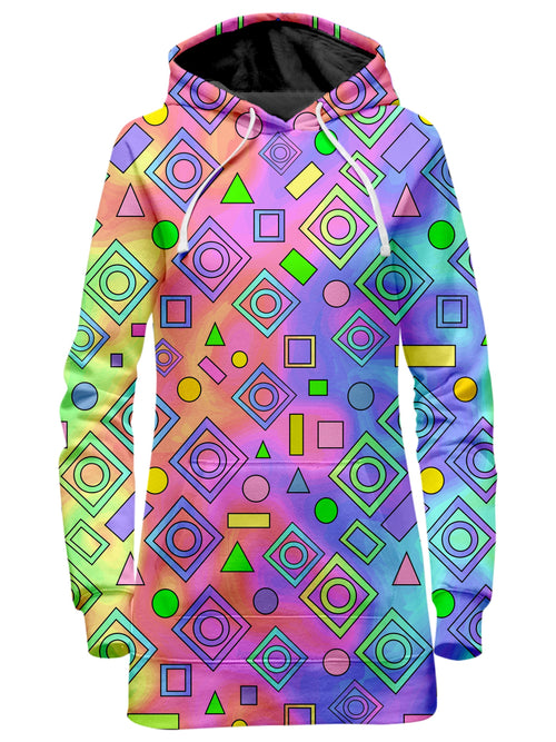 Free Spirit Geometric Hoodie Dress Sartoris Art Epic Hoodie