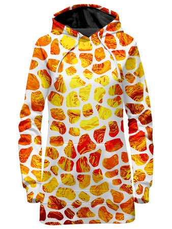 Sartoris Art - Giraffe Pattern Hoodie Dress